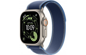 Купить Apple Watch Ultra 3 49mm Trail Loop Blue/Bright Blue / Natural Titanium Case